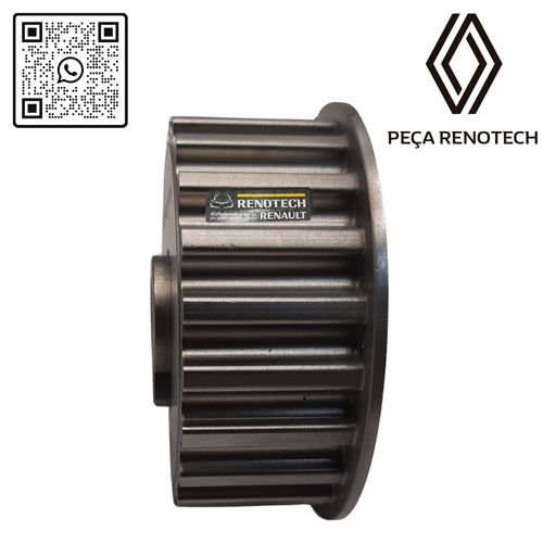 RN 042037-I 8200042037 POLIA DENTADA DO VIRAB. MOT 1.0 16V D4D - 3